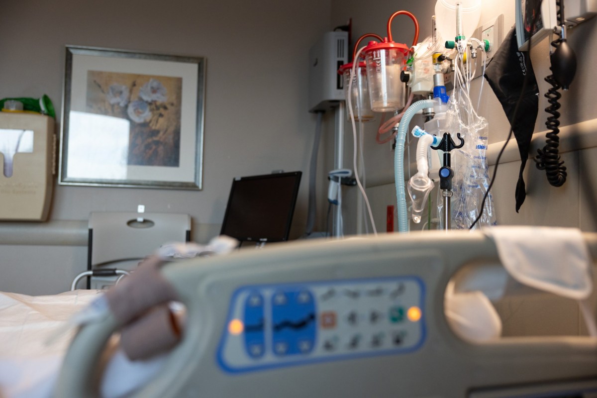 A hospital room in Cedar Park Regional Medical Center in Cedar Park on March 13, 2024.