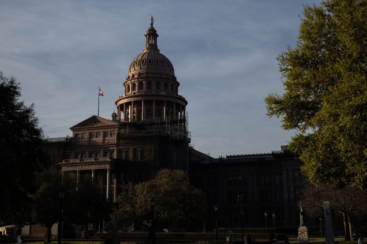 The Capitol dome from the north side of the complex in Austin on March 18, 2025.
