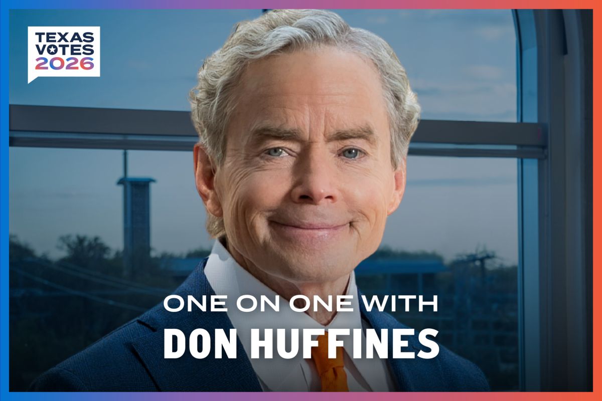 Join us April 14 for a conversation with Don Huffines, GOP nominee for comptroller 