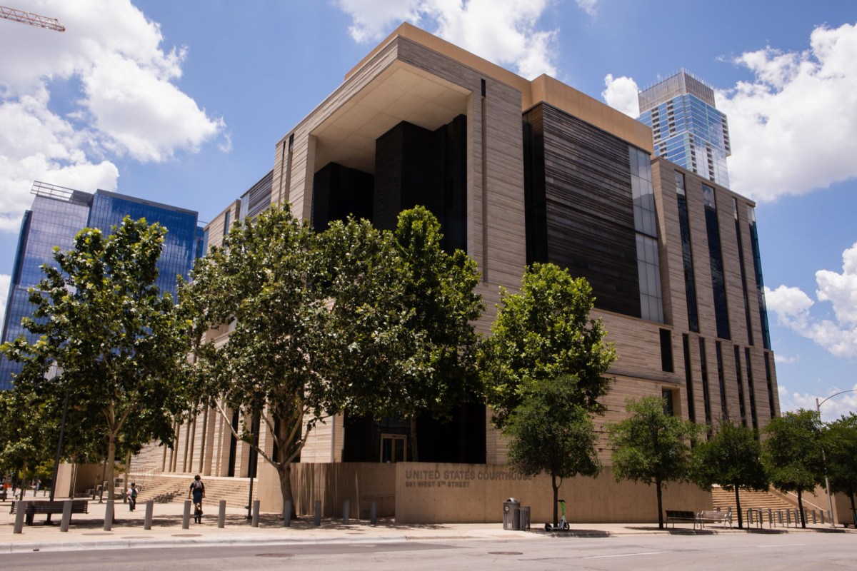 The United States Federal Courthouse in Austin on June 9, 2023.