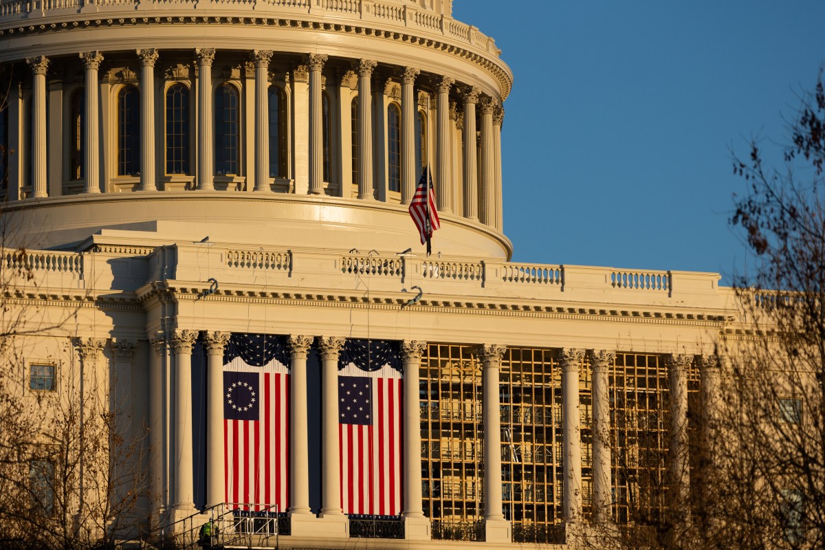 The U.S. Capitol is seen on Capitol Hill on Jan. 10, 2021.