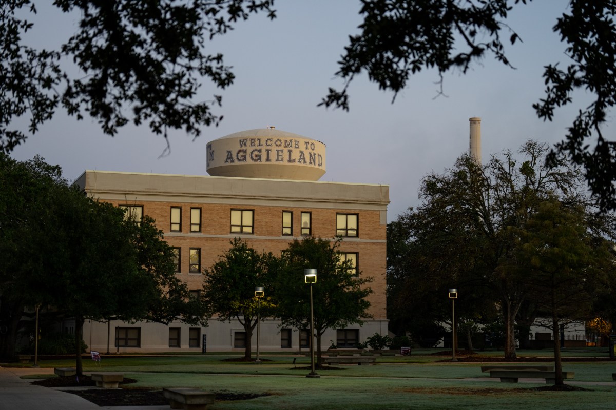 Texas A&M University in College Station on Nov. 25, 2025. The Texas A&M University System is using an artificial intelligence tool to sift through its course offerings and flag those that could raise concerns under new rules restricting how faculty teach about race and gender.