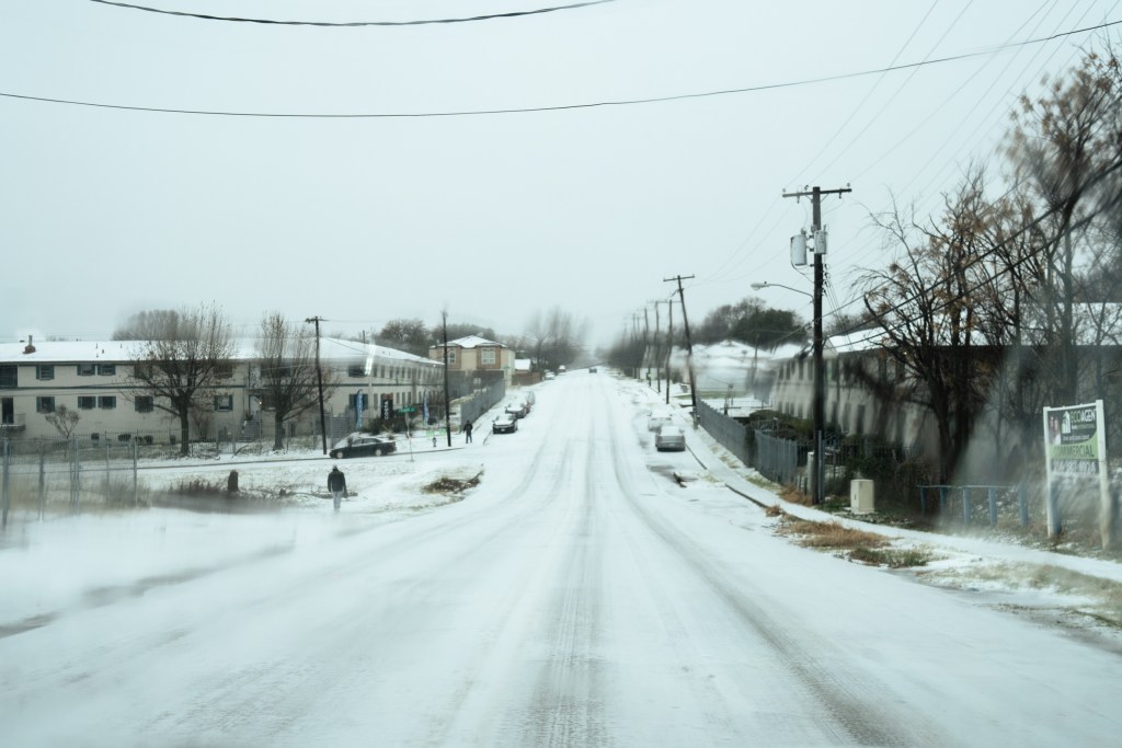 Gilpin Street in Dallas on Saturday.