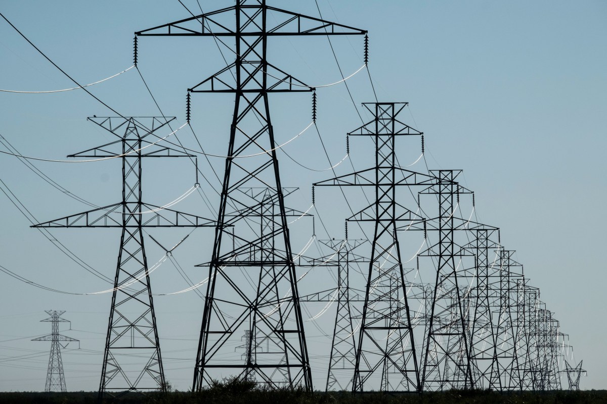 Power lines criss-cross the landscape of the Permian Basin south of Gardendale on Sept. 12, 2018.