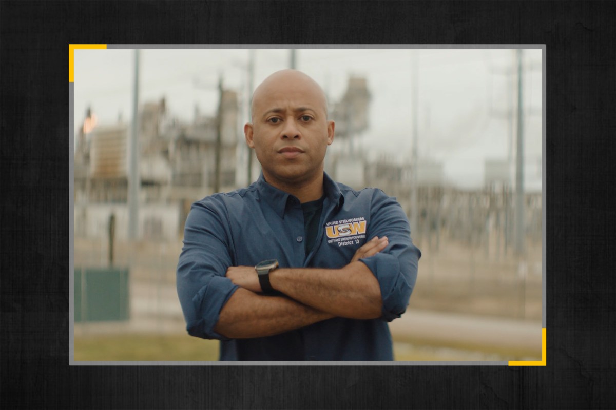 Marcos Vélez, steelworker union leader and Democratic candidate for Texas lieutenant governor