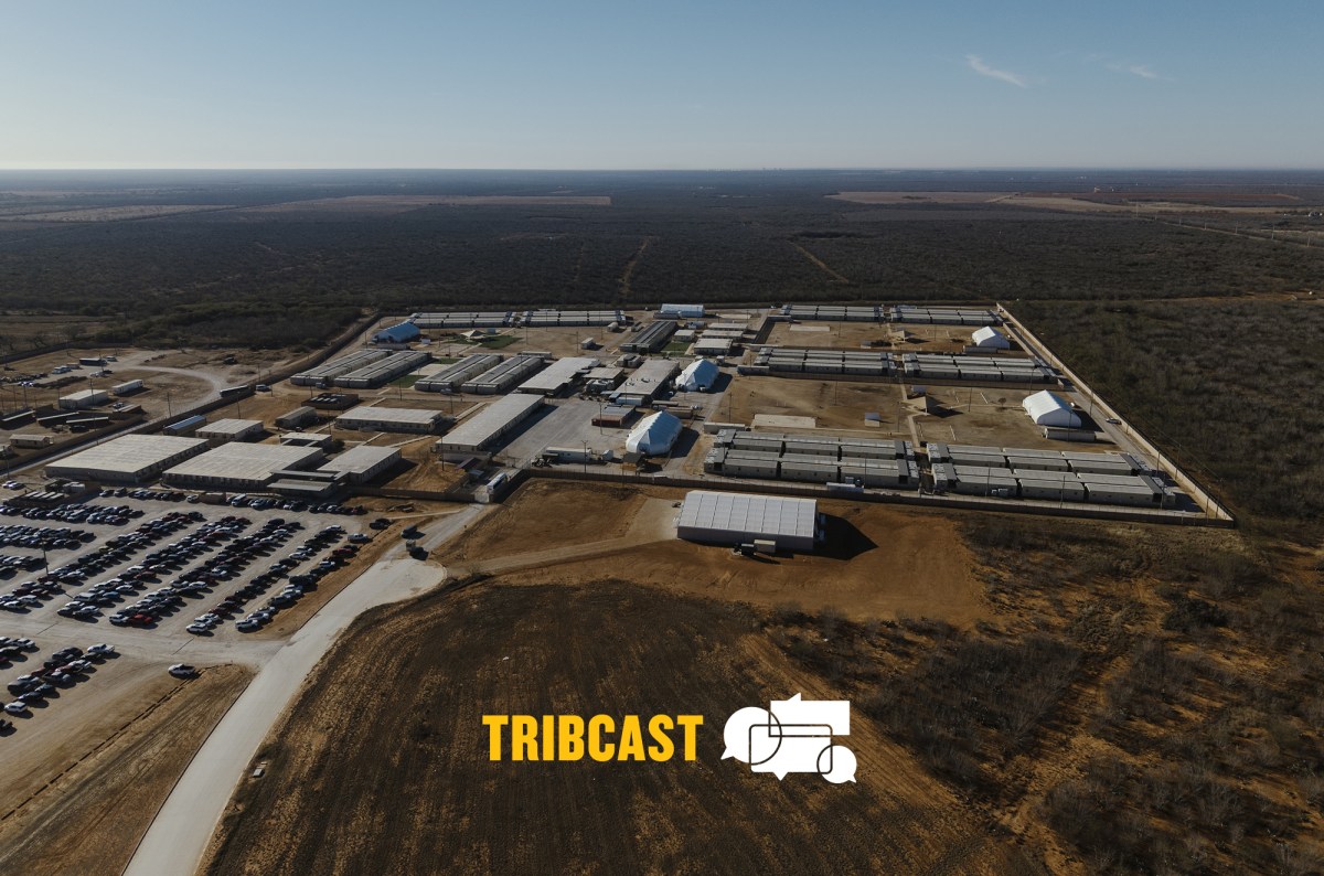 The South Texas Family Residential Center in Dilley on Jan. 28, 2026.